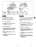 Предварительный просмотр 27 страницы Panasonic AG456UP - CAMCORDER Operating Instructions Manual