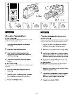 Предварительный просмотр 32 страницы Panasonic AG456UP - CAMCORDER Operating Instructions Manual