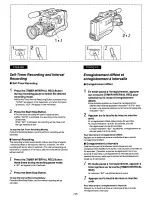 Предварительный просмотр 38 страницы Panasonic AG456UP - CAMCORDER Operating Instructions Manual