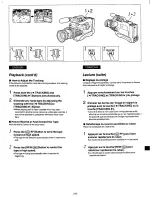 Предварительный просмотр 49 страницы Panasonic AG456UP - CAMCORDER Operating Instructions Manual