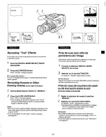 Предварительный просмотр 105 страницы Panasonic AG456UP - CAMCORDER Operating Instructions Manual