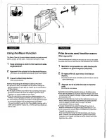 Предварительный просмотр 108 страницы Panasonic AG456UP - CAMCORDER Operating Instructions Manual