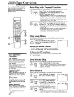 Preview for 22 page of Panasonic AG513C - COMBINATION VCR Operating Instructions Manual