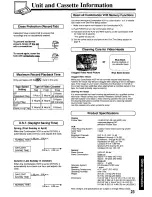 Preview for 23 page of Panasonic AG513C - COMBINATION VCR Operating Instructions Manual