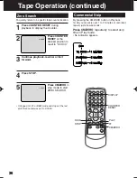 Preview for 26 page of Panasonic AG513F - COMBINATION VCR/TV Operating Instructions Manual