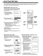 Предварительный просмотр 8 страницы Panasonic AG520B - MONITOR - VCR COMBO Operating Instructions Manual