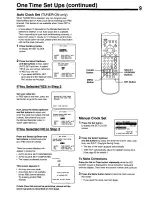 Предварительный просмотр 9 страницы Panasonic AG520B - MONITOR - VCR COMBO Operating Instructions Manual