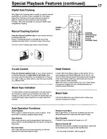 Предварительный просмотр 17 страницы Panasonic AG520B - MONITOR - VCR COMBO Operating Instructions Manual