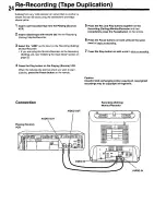 Предварительный просмотр 24 страницы Panasonic AG520B - MONITOR - VCR COMBO Operating Instructions Manual