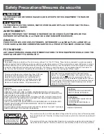 Preview for 3 page of Panasonic AG520VDH - COMB. DVD/VCR/TV Operating Instructions Manual