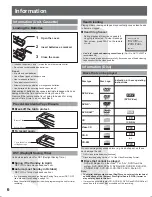 Preview for 6 page of Panasonic AG520VDH - COMB. DVD/VCR/TV Operating Instructions Manual