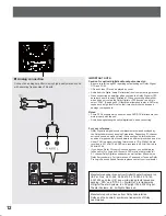 Preview for 12 page of Panasonic AG520VDH - COMB. DVD/VCR/TV Operating Instructions Manual