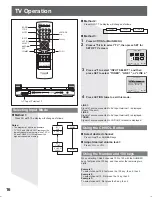Preview for 16 page of Panasonic AG520VDH - COMB. DVD/VCR/TV Operating Instructions Manual