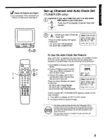 Предварительный просмотр 9 страницы Panasonic AG527C - COMBINATION VCR Operating Instructions Manual