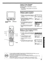 Предварительный просмотр 21 страницы Panasonic AG527C - COMBINATION VCR Operating Instructions Manual