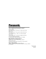 Preview for 289 page of Panasonic AG527DVDE - DVD/VCR/MONITOR Service Manual