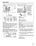 Preview for 7 page of Panasonic AG5700 - SVHS Operating Instructions Manual