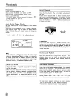 Preview for 8 page of Panasonic AG5700 - SVHS Operating Instructions Manual