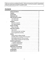 Preview for 3 page of Panasonic AG5710 - SVHS Operating Instructions Manual