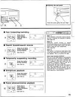 Preview for 15 page of Panasonic AG6040P - TIME LAPSE Operating Instructions Manual