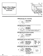 Preview for 16 page of Panasonic AG6040P - TIME LAPSE Operating Instructions Manual