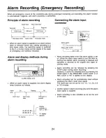 Preview for 24 page of Panasonic AG6124 Operating Instructions Manual