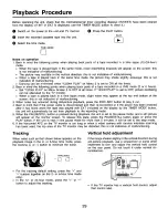 Preview for 29 page of Panasonic AG6124 Operating Instructions Manual