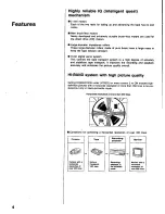 Предварительный просмотр 4 страницы Panasonic AG6540 - TIME LAPSE VCR Operating Instructions Manual