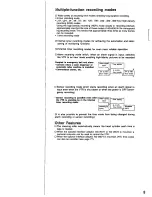 Предварительный просмотр 5 страницы Panasonic AG6540 - TIME LAPSE VCR Operating Instructions Manual