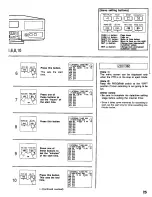 Предварительный просмотр 25 страницы Panasonic AG6540 - TIME LAPSE VCR Operating Instructions Manual