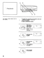 Предварительный просмотр 30 страницы Panasonic AG6540 - TIME LAPSE VCR Operating Instructions Manual