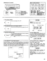 Предварительный просмотр 41 страницы Panasonic AG6540 - TIME LAPSE VCR Operating Instructions Manual