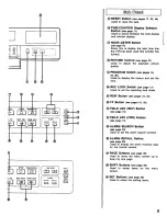 Предварительный просмотр 9 страницы Panasonic AG6540P - TIME LAPSE RECORDER Operating Instructions Manual