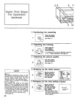 Предварительный просмотр 16 страницы Panasonic AG6540P - TIME LAPSE RECORDER Operating Instructions Manual