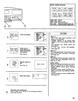 Предварительный просмотр 21 страницы Panasonic AG6540P - TIME LAPSE RECORDER Operating Instructions Manual