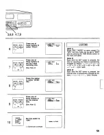 Предварительный просмотр 59 страницы Panasonic AG6540P - TIME LAPSE RECORDER Operating Instructions Manual