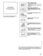 Предварительный просмотр 73 страницы Panasonic AG6540P - TIME LAPSE RECORDER Operating Instructions Manual