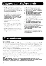 Preview for 4 page of Panasonic AG710P - VCR/BRC Operating Instructions Manual