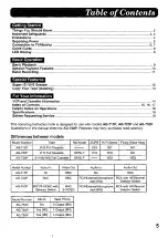 Preview for 5 page of Panasonic AG710P - VCR/BRC Operating Instructions Manual