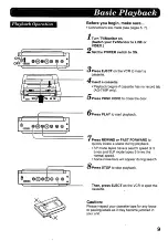 Preview for 9 page of Panasonic AG710P - VCR/BRC Operating Instructions Manual