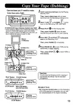 Preview for 13 page of Panasonic AG710P - VCR/BRC Operating Instructions Manual