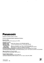 Preview for 20 page of Panasonic AG710P - VCR/BRC Operating Instructions Manual