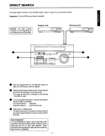 Предварительный просмотр 11 страницы Panasonic AGA96 - VCR ACC Operating Instructions Manual