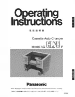 Panasonic AGCL78 Operating Instructions Manual preview