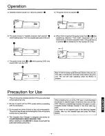 Preview for 9 page of Panasonic AGCL78P - CASSETTE AUTO CHANGER Operating Instructions Manual