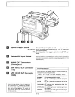 Preview for 11 page of Panasonic AGDP800 - CAMERA/RECORDER3CCD Operating Instructions Manual