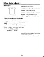 Preview for 20 page of Panasonic AGDP800 - CAMERA/RECORDER3CCD Operating Instructions Manual