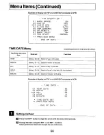 Preview for 66 page of Panasonic AGDP800 - CAMERA/RECORDER3CCD Operating Instructions Manual