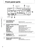 Preview for 6 page of Panasonic AGDS840 - SVHS VIDEO PLAYER Operating Instructions Manual