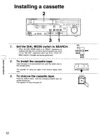 Preview for 12 page of Panasonic AGDS840 - SVHS VIDEO PLAYER Operating Instructions Manual